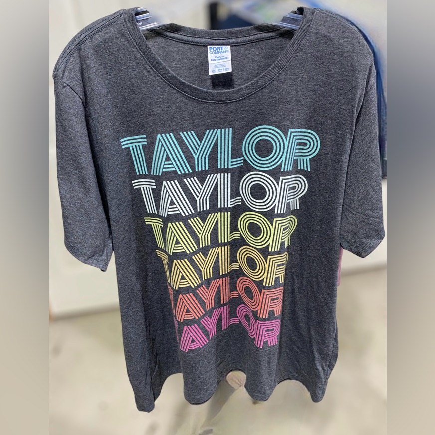Taylor Taylor Taylor Short Sleeve Tshirt Womens 3xl  Grey